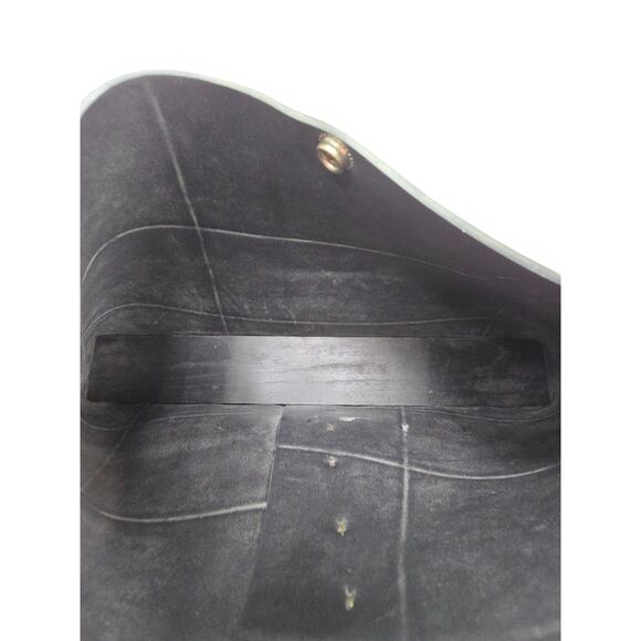 Y2K Black‎ "Roadbags" by Mace Upcycled Studded Tire Bag Purse I-95 Goth Grunge - Picture 11 of 14